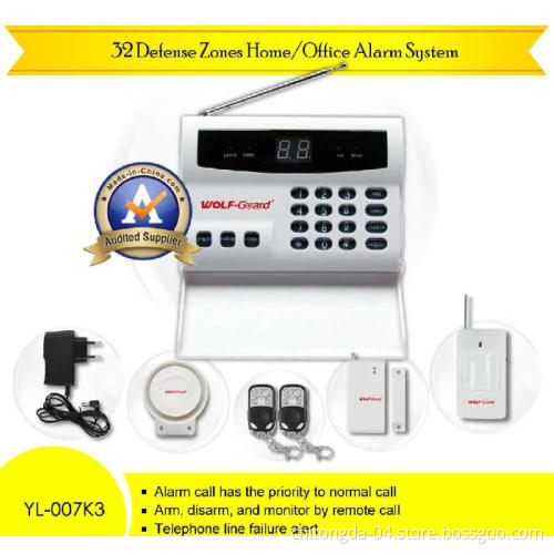Hot 32 Defense Zone House/Commercial Intruder Security Alarm System (YL-007K3)